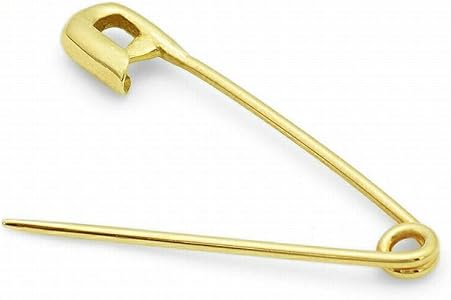 Amazon | [ルビイ] イエローゴールド K18 安全ピン 貴金属パーツ 1個売り | ブローチ 通販